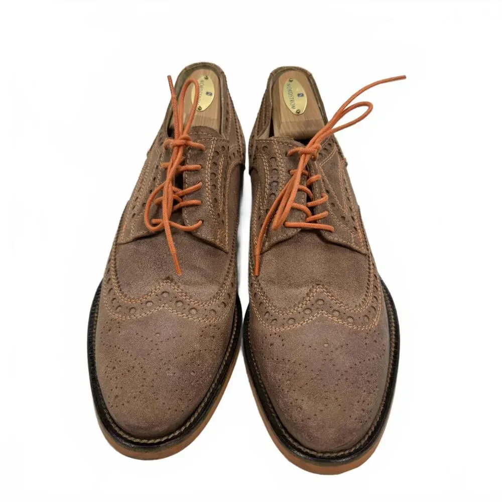 Donald Pliner Suede wingtip oxfords excellent condition‎ size 10